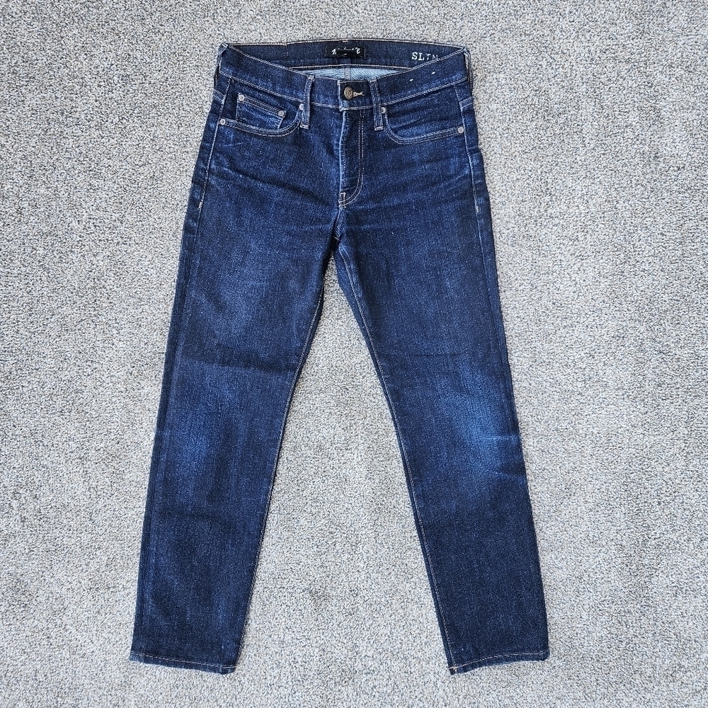 Madewell Mens Slim Fit Dark Wash Jeans J9527 Stretch Denim Mens Size 28 x 32